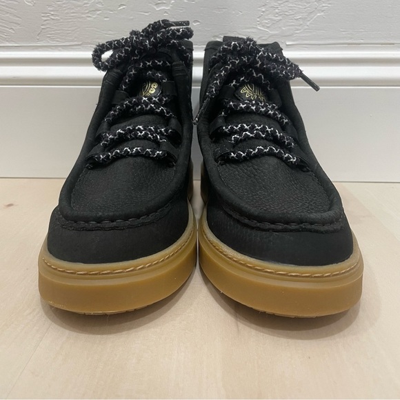 Cole Haan Women's 7.5 B All Day Summit Chukka Bootie Black Boots - Picture 5 of 15